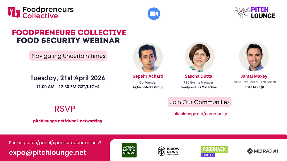 Foodpreneurs Collective Food Security Webinar - Navigating Uncertain Times