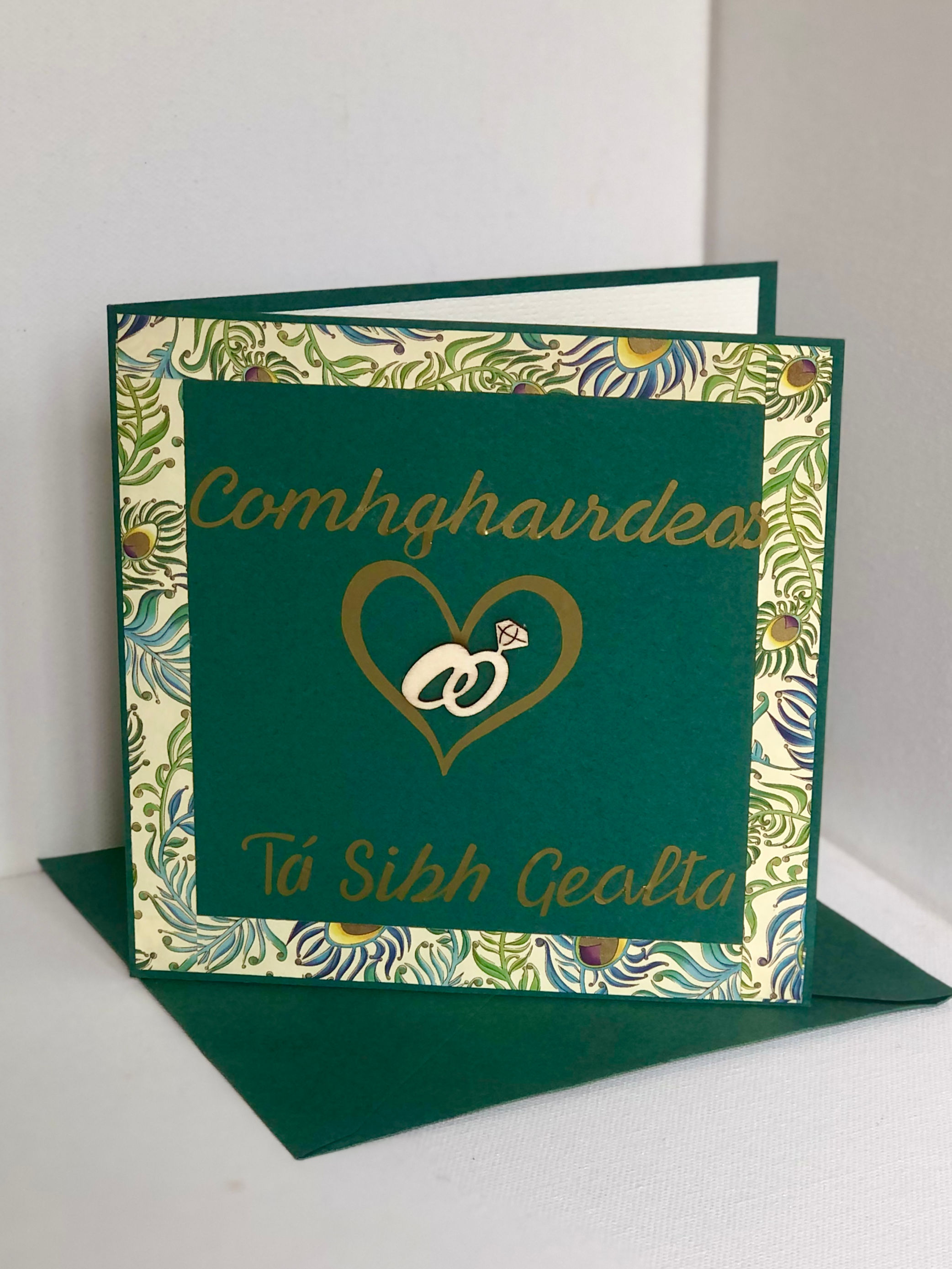 Engagement Card As Gaeilge