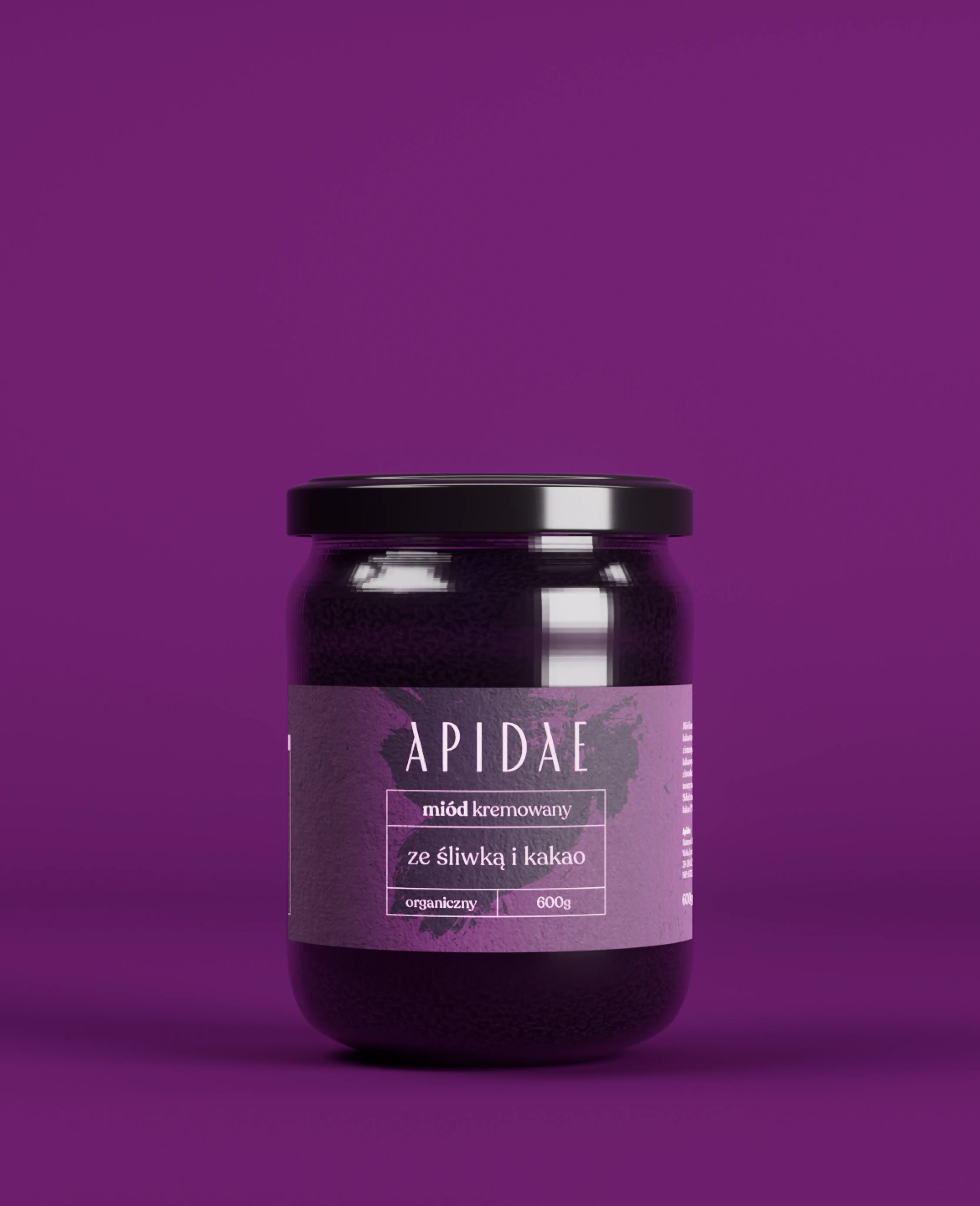 Miód kremowany z śliwką i kakao