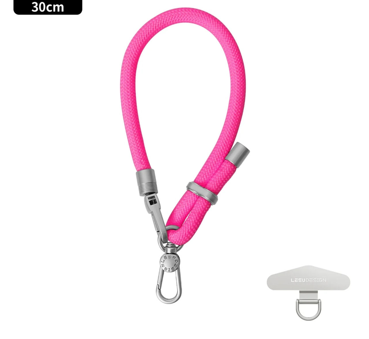 Hot Pink Phone Wrist Strap – Short Adjustable Phone Lanyard