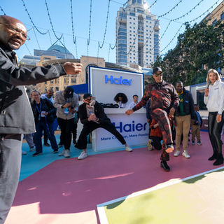 Guests participating in the Haier corporate brand activation event photographed by Vision Collective in Johannesburg.