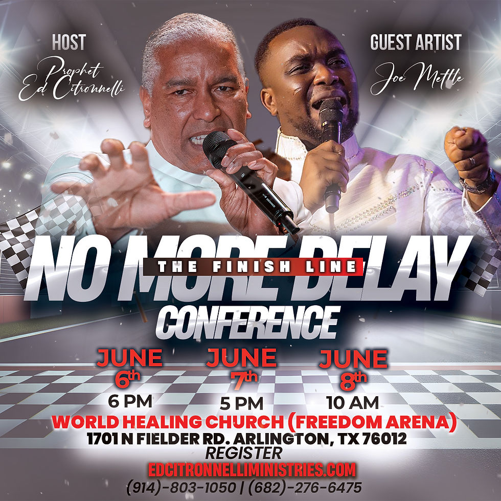 ARLINGTON, TX - No More Delay Conference - FREE ADMISSION TICKET