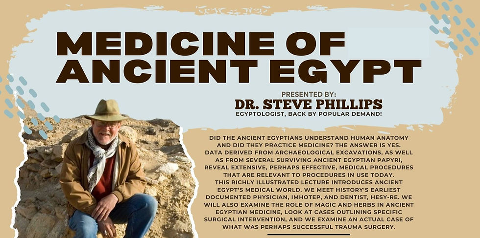 *Medicine of Ancient Egypt part 1