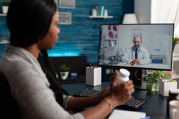 sick-woman-holding-flask-pills-video-call-with-doctor-doing-remote-consultation-computer-p