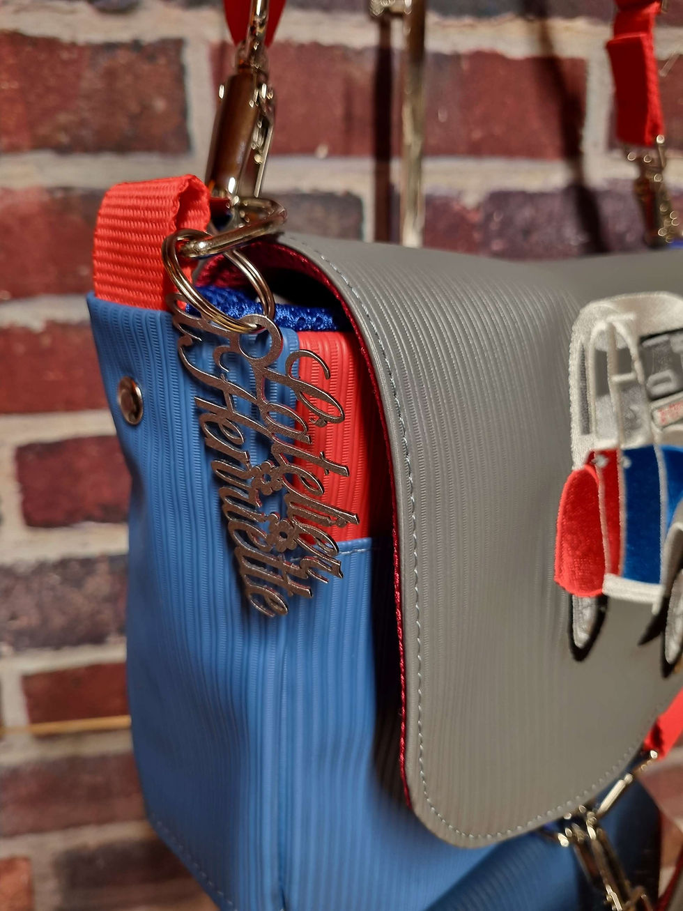 Minijatura: Sac bandoulière thème 2CV cocorico 