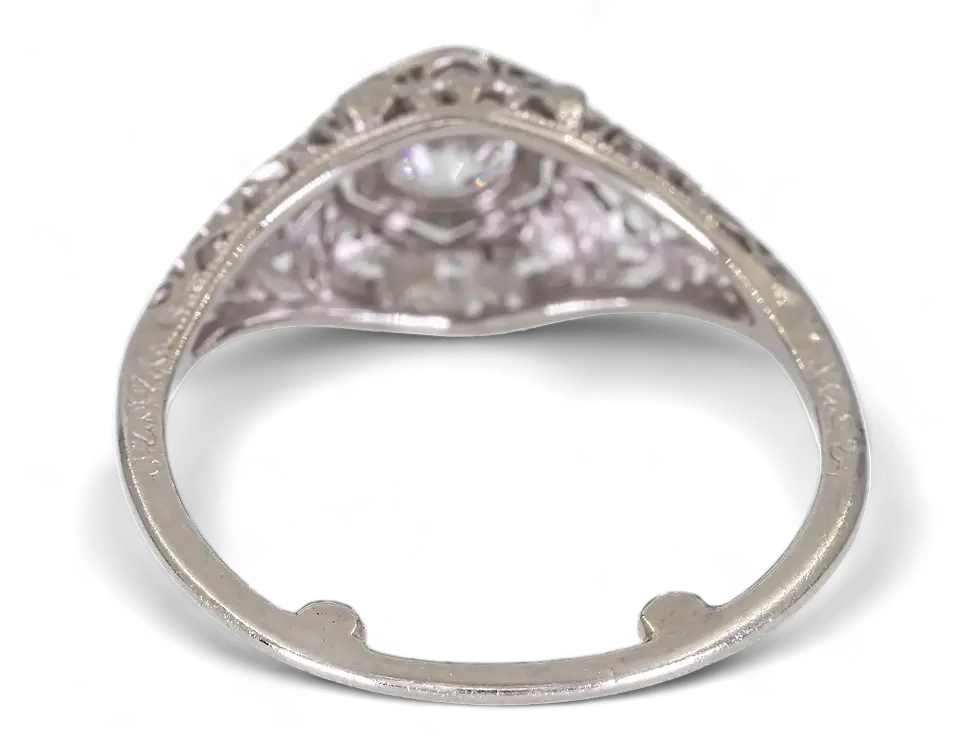 Thumbnail: 14K Gouden ring – 0,50CT Diamant Solitair