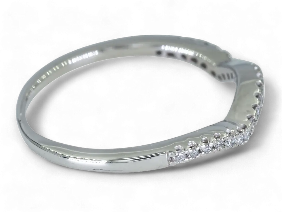 Thumbnail: 10K  Gouden ring – 0,10CT Diamant Solitair