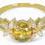 Thumbnail: 14K Gouden ring – 0,51CT Diamant & 1,12CT Sphene