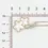Thumbnail: 14K Gouden hanger – 0,03CT Diamanten &  Opaal