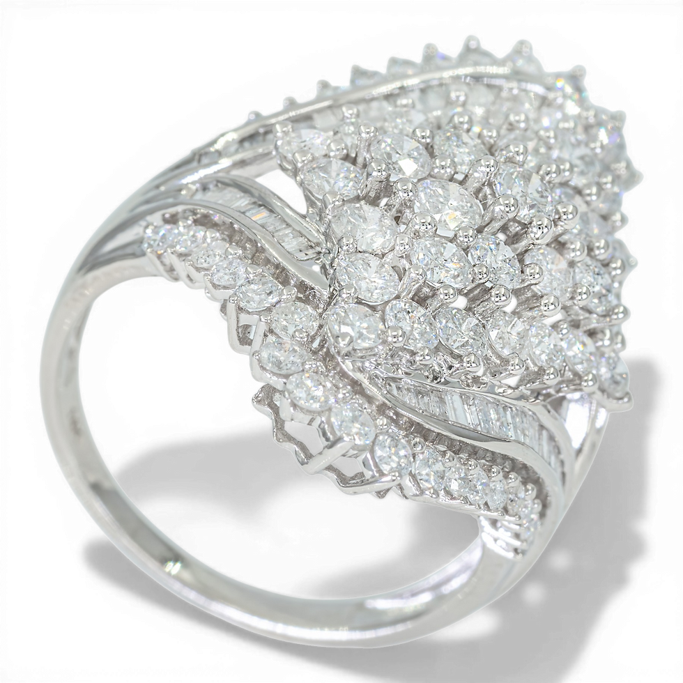 Thumbnail: 14K Gouden ring – 1,86CT Diamanten