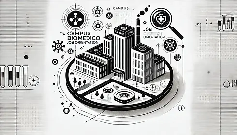 DALL·E 2025-01-10 14.09.10 - A black and white stylized illustration representing the Camp