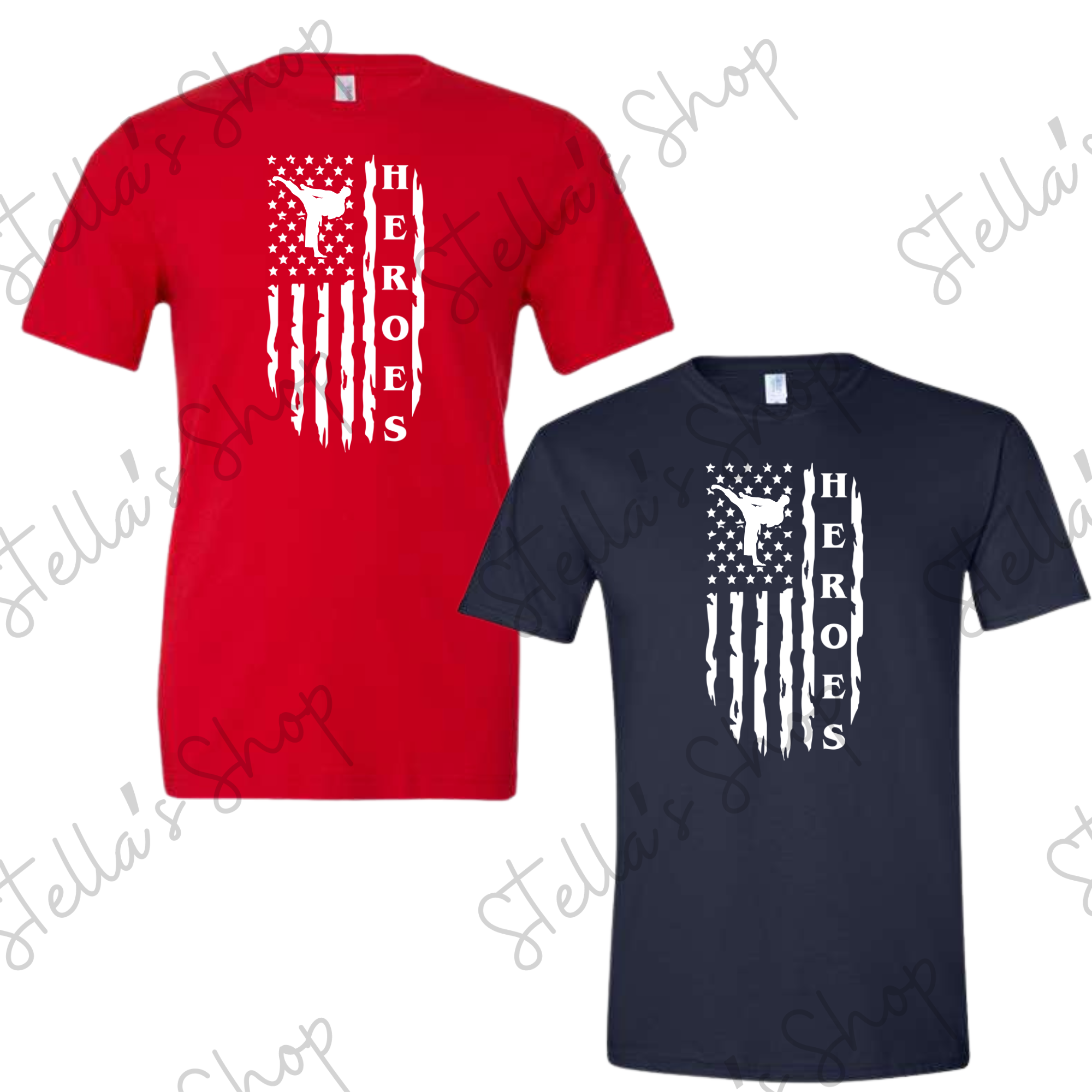 Heritage Flag with Martial Arts kicker tee