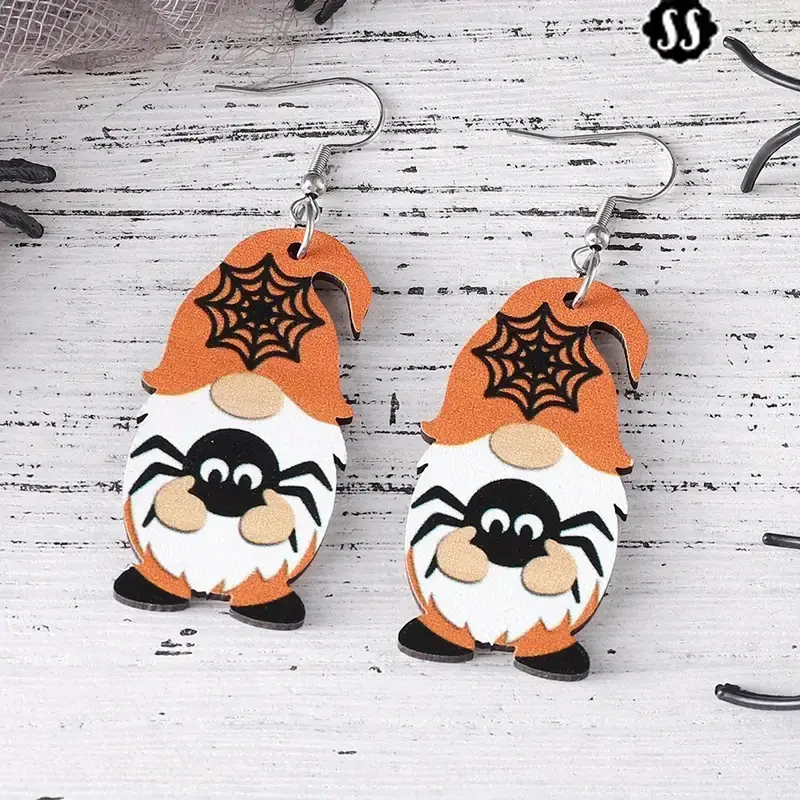 Halloween Gnome Earrings