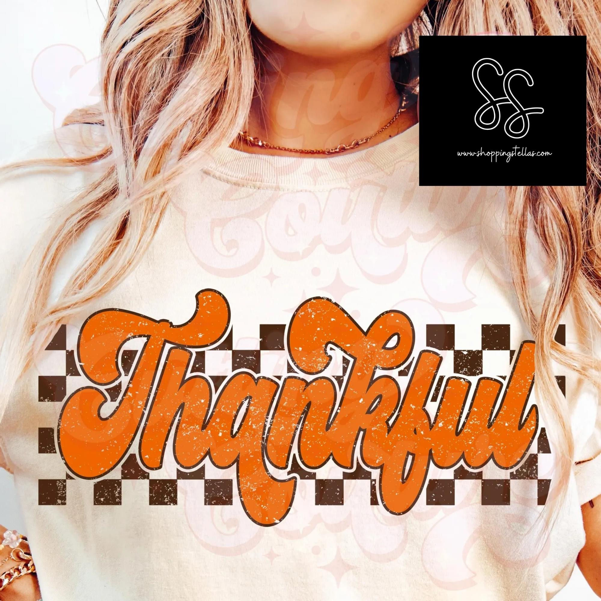Thankful (over checkered)