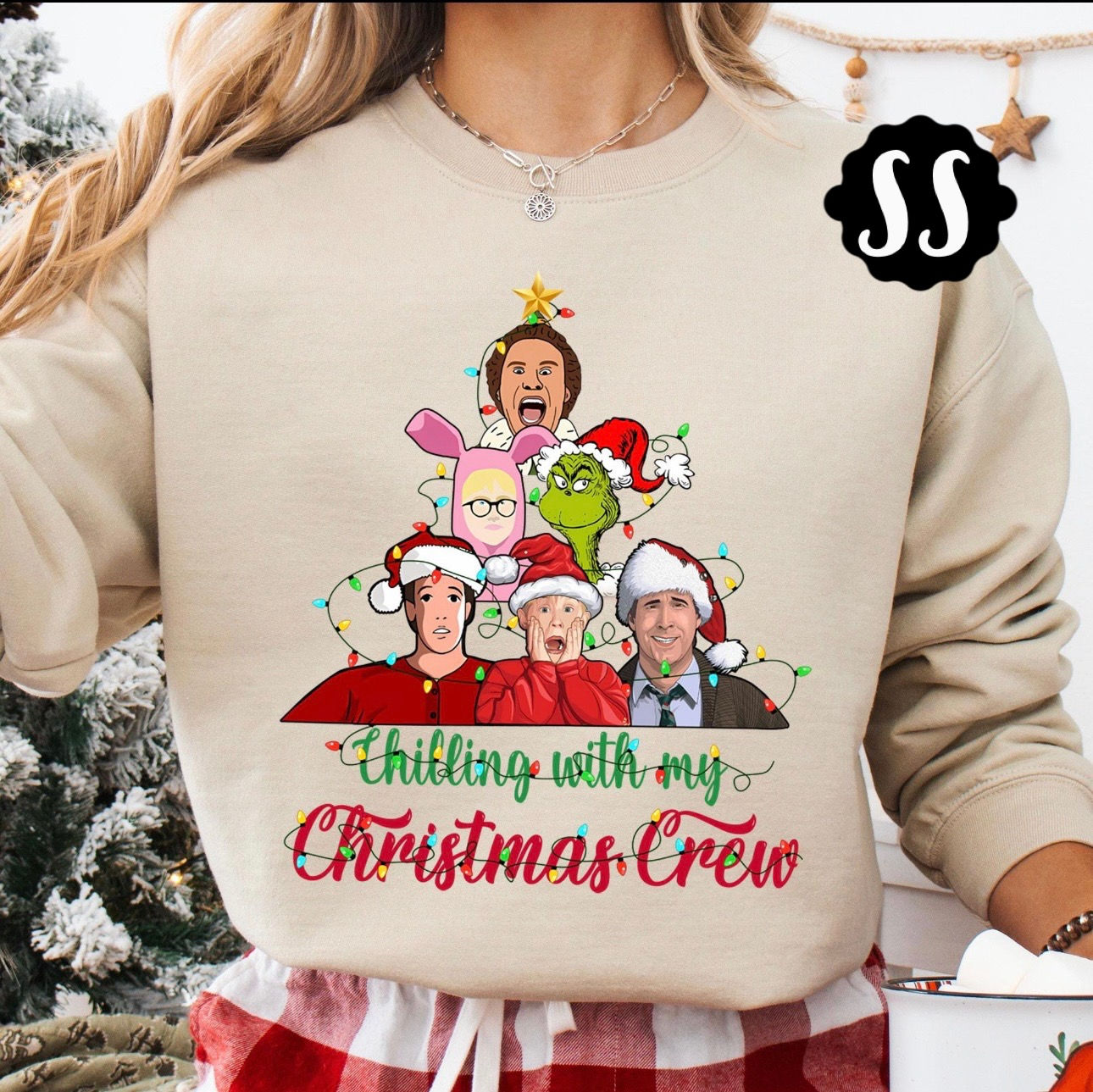 Chilling with my Christmas crew 