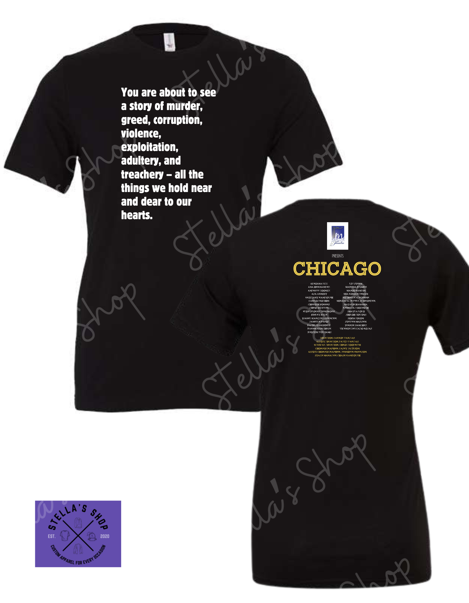 Maricopa Community Theater Chicago Shirts