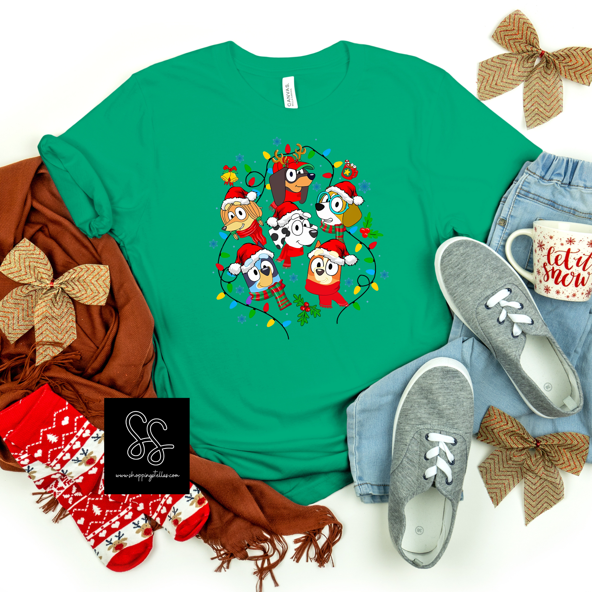 Bluey Christmas Lights