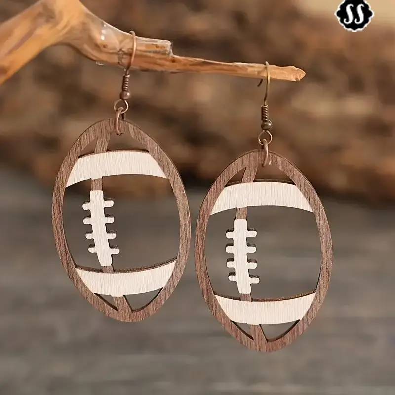 Football Earrings