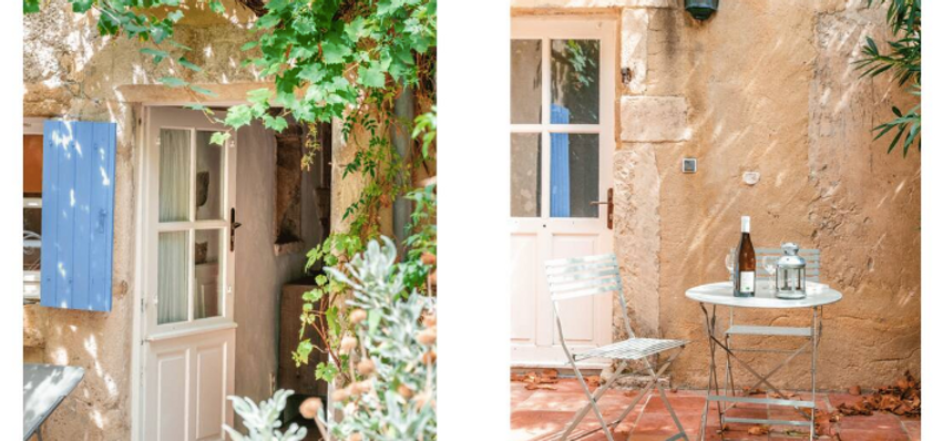 Entrée du gîte "La Passerelle"