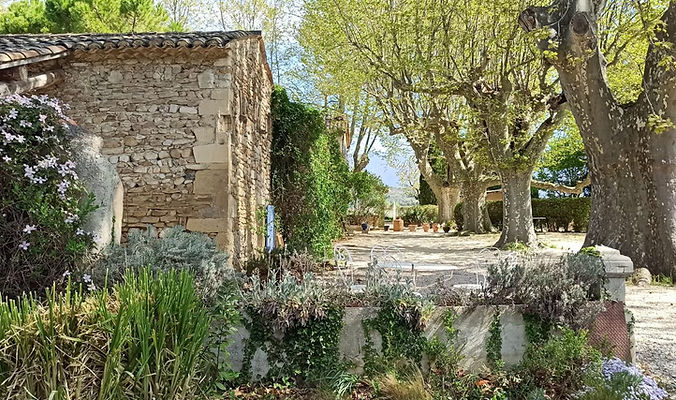 Vue est du mas des Platanes