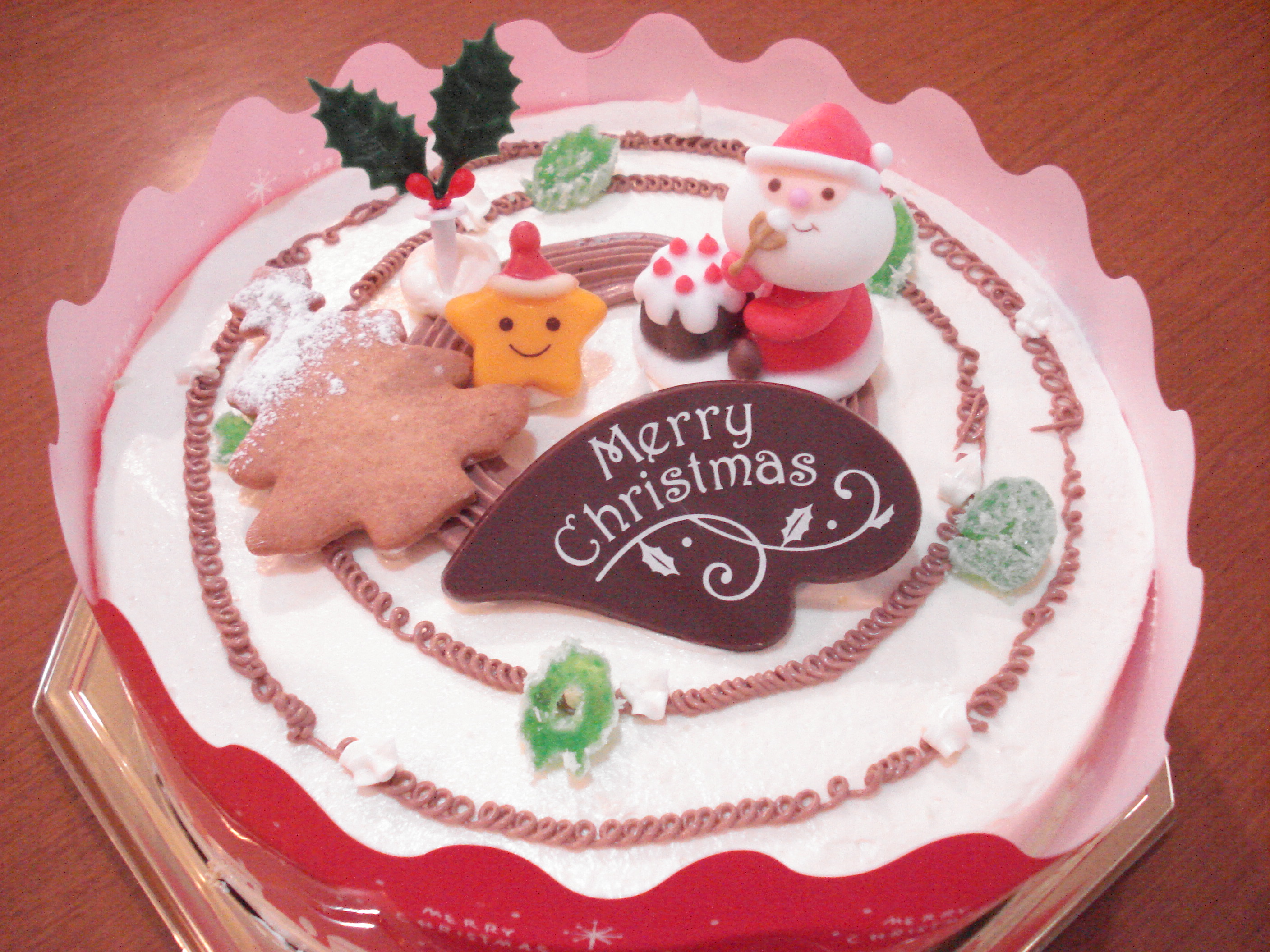 バタークリームのケーキ