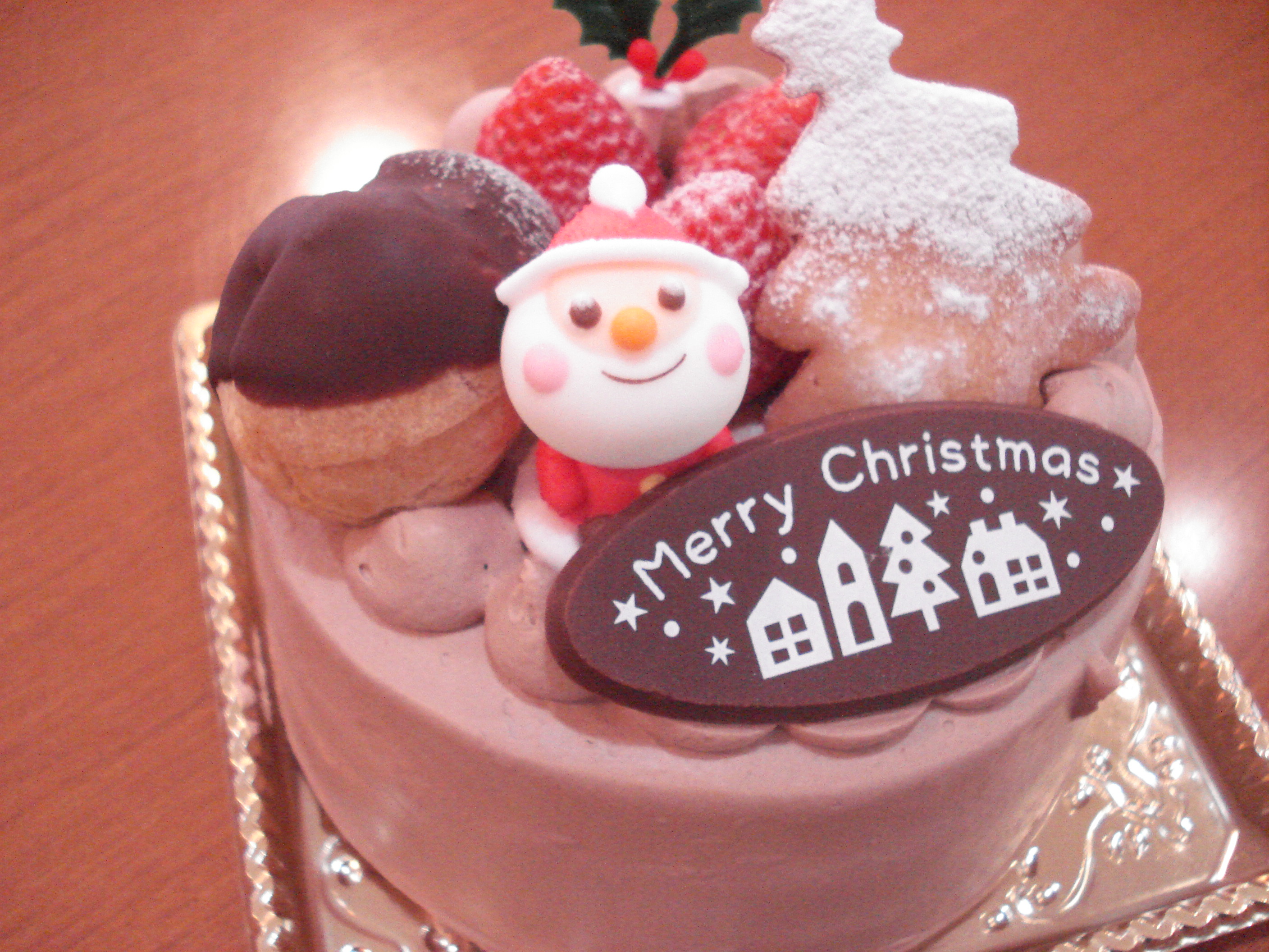 クリスマスケーキ生チョコ4号サイズ
