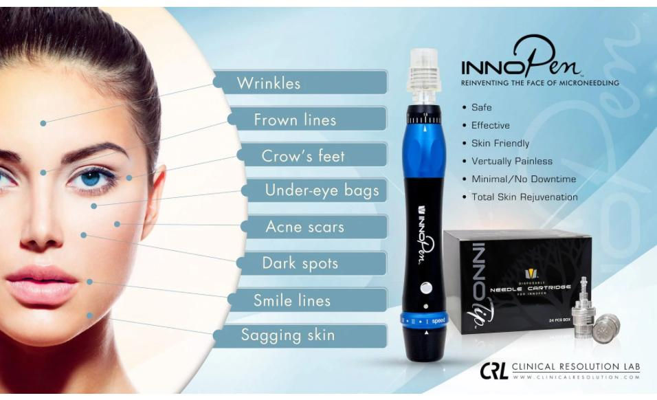 The professional microneedling device used at Live Awake Wax & Laser Studio in Langley BC