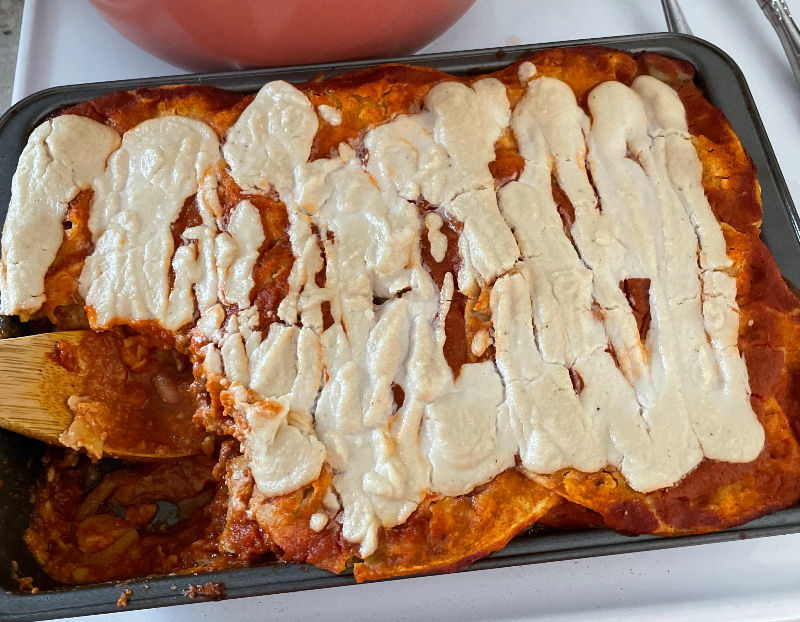 That's a lotta enchilada casserole
