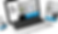Image of a Laptop with Beautiful Websites text and Four Paws Marketing logo