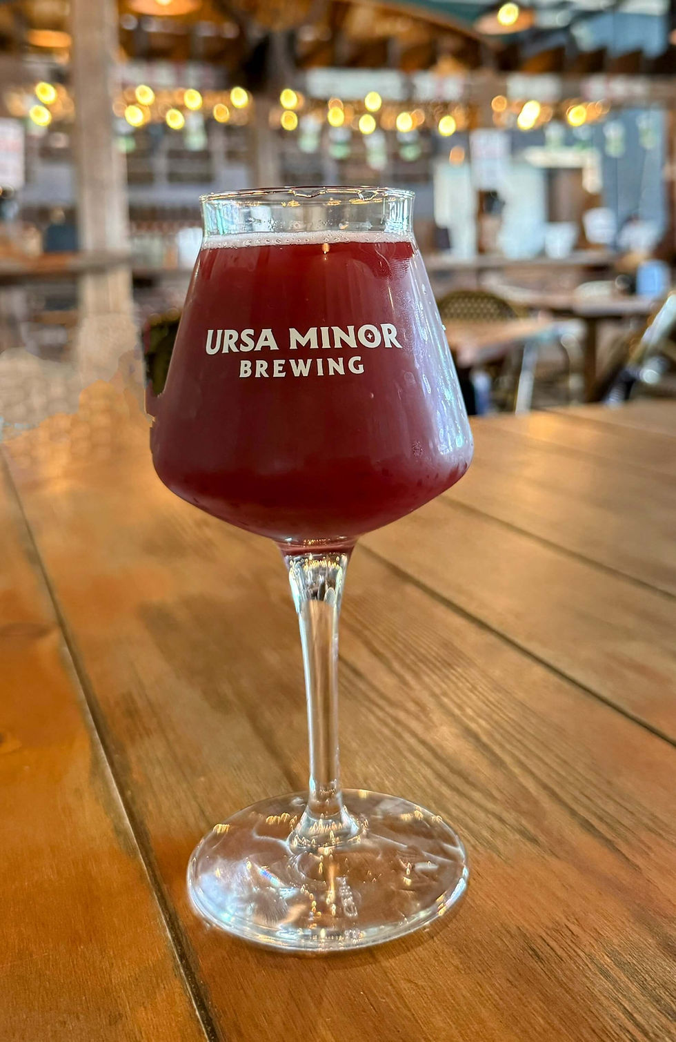 Photo of a glass sour beer
