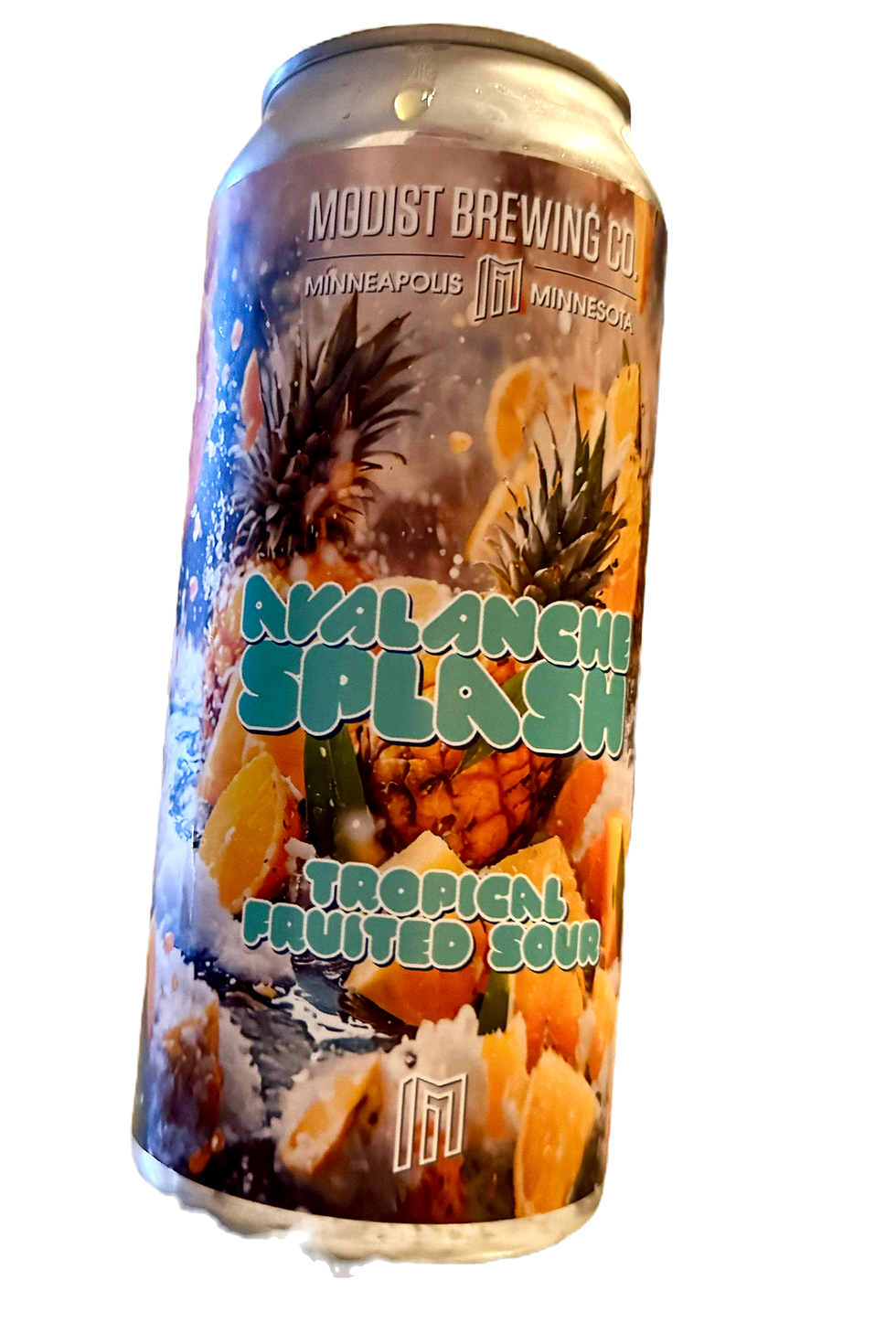 Can of Avalanche Splash Tropical Fruited Sour from Modist Brewing Co.