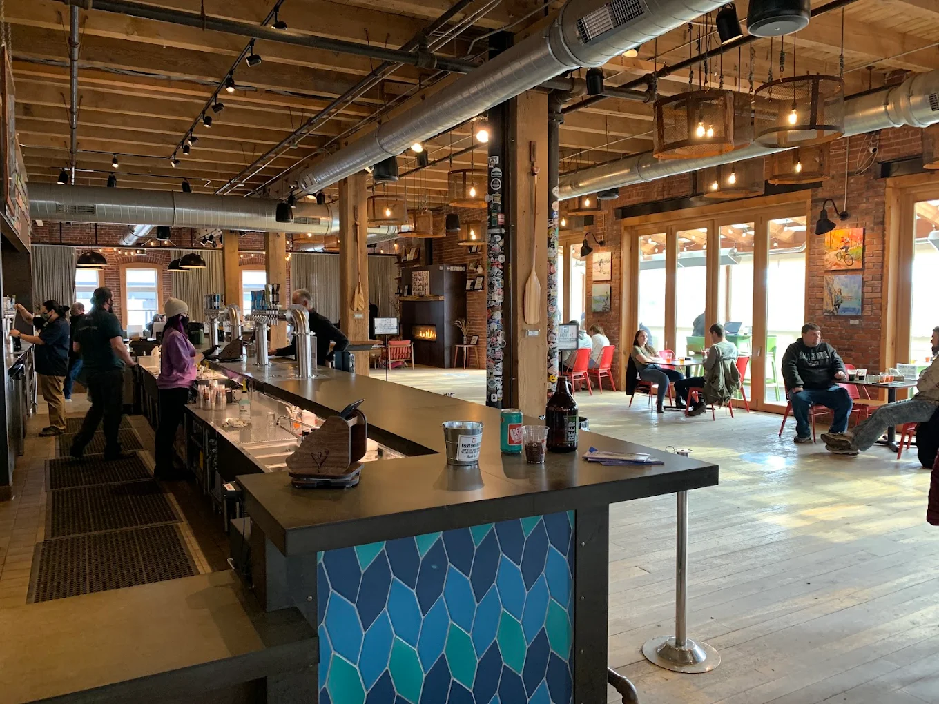 Photo of interior of Bent Paddle