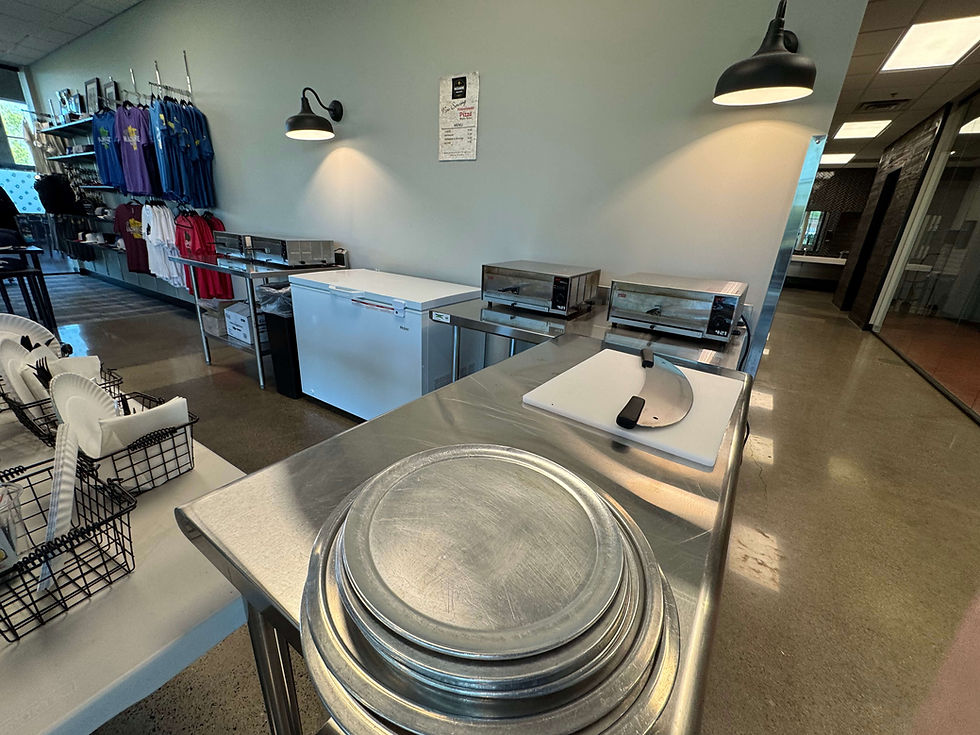 Pizza making station