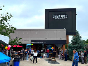 Exterior of Unmapped Brewing Co