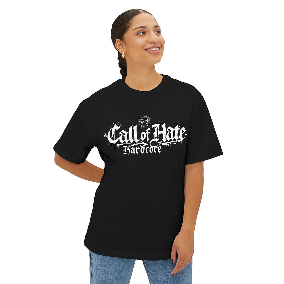 Thumbnail: Call of Hate Tee | Graffiti Text Graphic T-Shirt