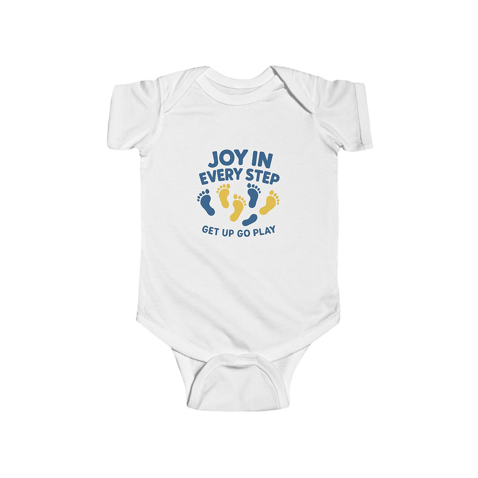 Thumbnail: Joy In Every Step - Infant Bodysuit |Special Needs Awareness NB-24M