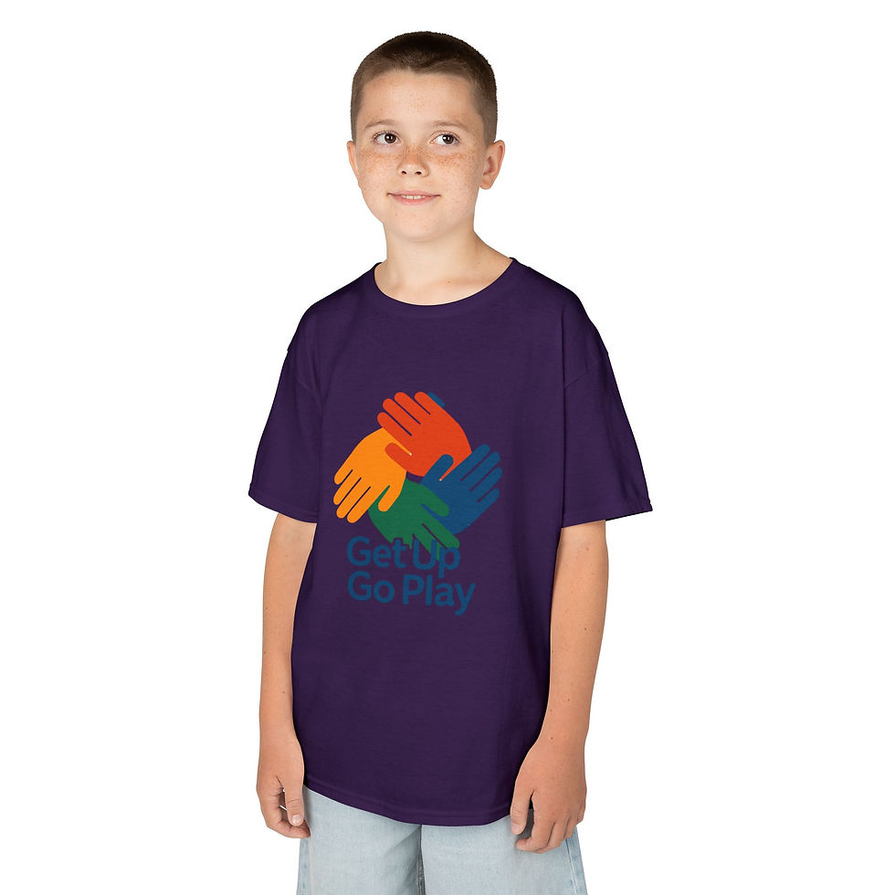 Thumbnail: Hands Together to Play - Children's T-Shirt, Fun Shirt, Summer Outdoor Wear