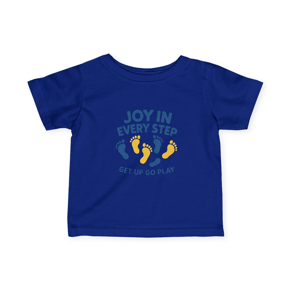 Thumbnail: Joy In Every Step - | Infant Tee, Awareness, Fundraising, 6M-24M