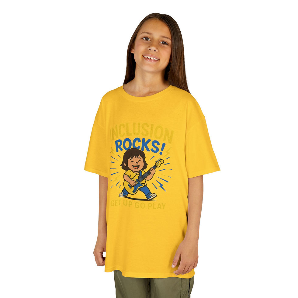 縮圖：Inclusion Rocks - Youth Tee, Celebration, Perfect for Awareness XS-XL