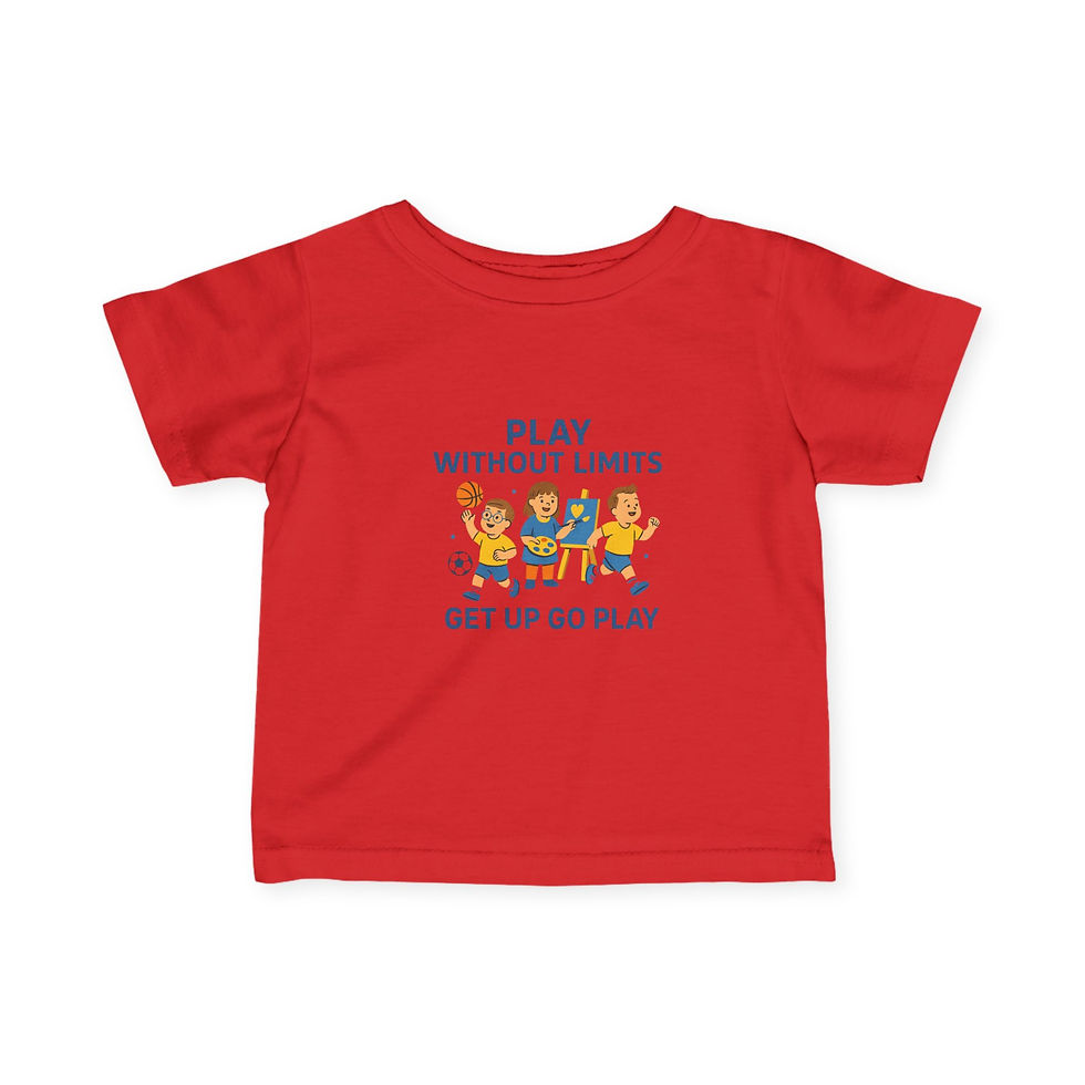 Thumbnail: Play Without Limits - | Infant Tee, Special Needs Awareness, 6M-24M