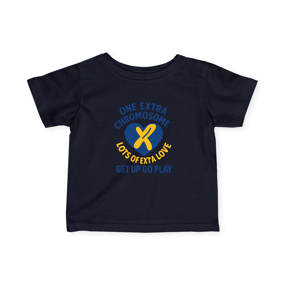Thumbnail: One Extra Chromosome -| Infant Tee, Awareness, Fundraising, 6M-24M