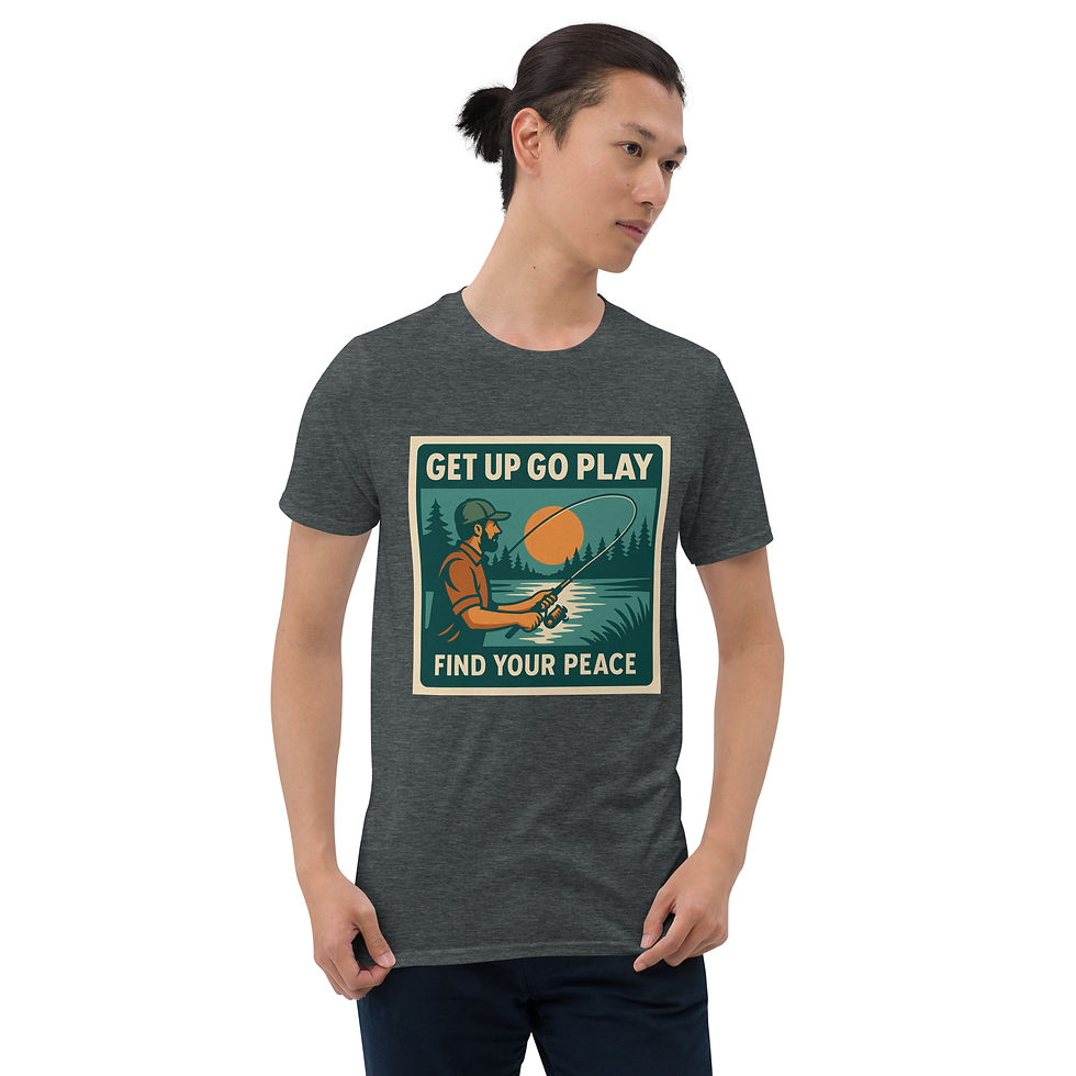 Thumbnail: Fishing - Find Your Peace Unisex T-Shirt