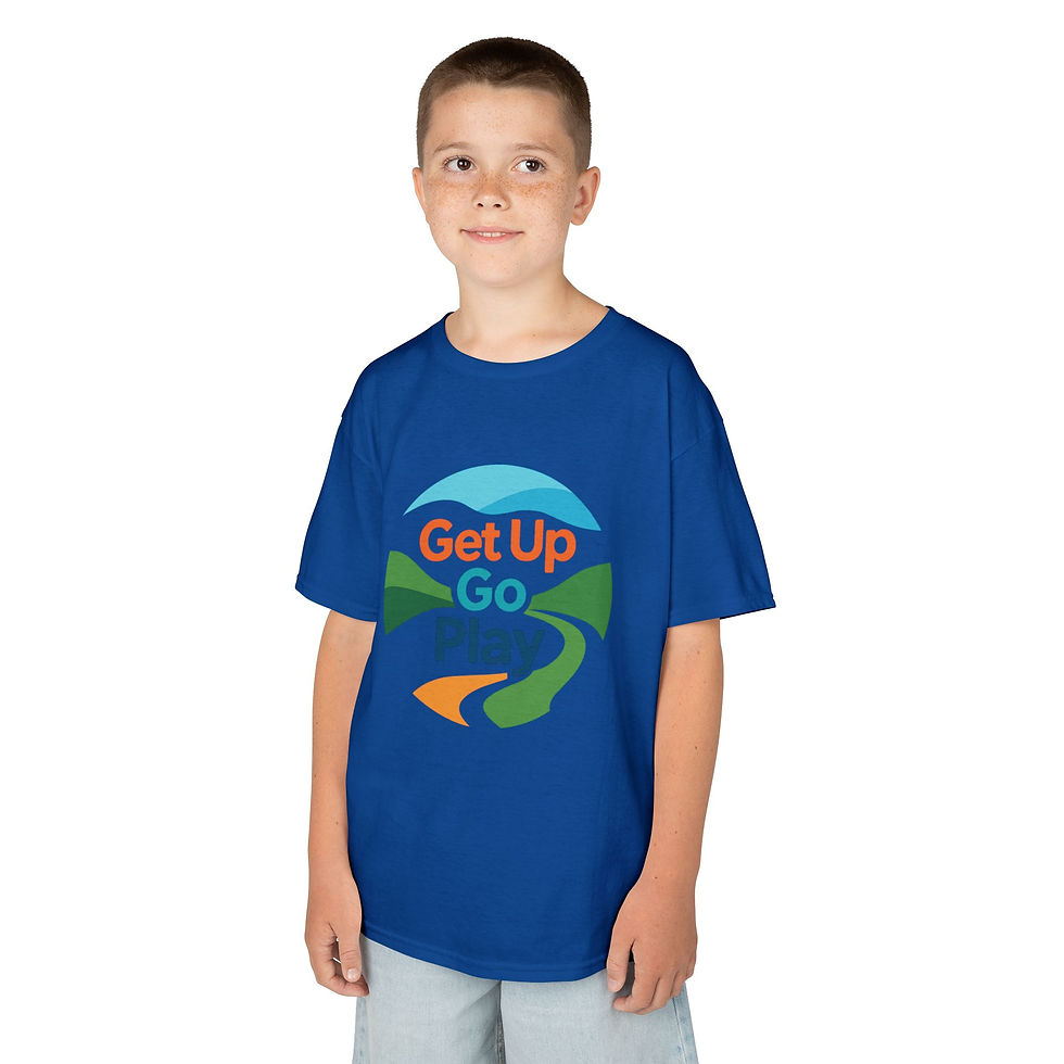 Thumbnail: Family Path to Play - Children's T-Shirt, Fun Shirt, Summer Wear, Outdoor Wear