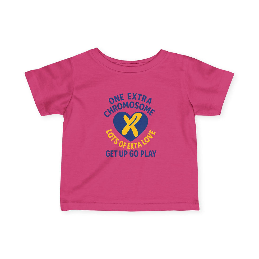 Thumbnail: One Extra Chromosome -| Infant Tee, Awareness, Fundraising, 6M-24M