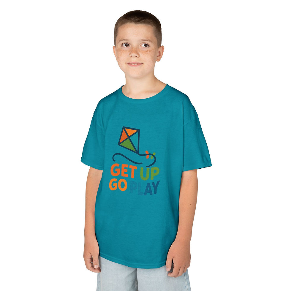Thumbnail: Playful Kite - Children's T-Shirt, Fun Shirt, Summer Outdoor Wear