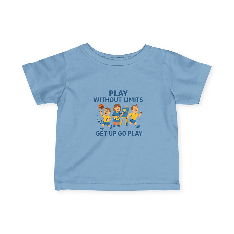 Thumbnail: Play Without Limits - | Infant Tee, Special Needs Awareness, 6M-24M