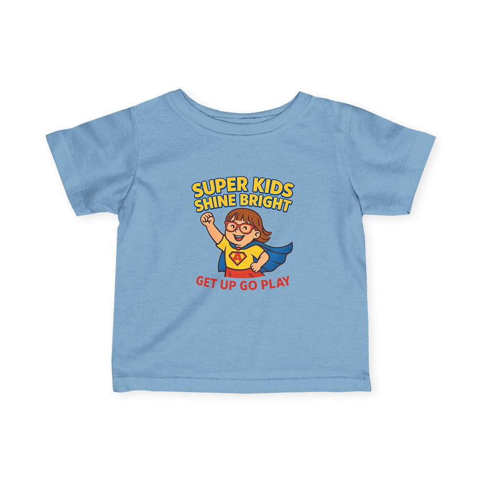 Thumbnail: Super Kids Shine Bright - | Infant Tee, Special Needs Awareness, 6M-24M