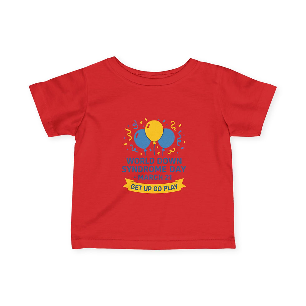 Thumbnail: World Down Syndrome Day 3/21 - | Infant Tee, Awareness, Fundraising, 6M-24M