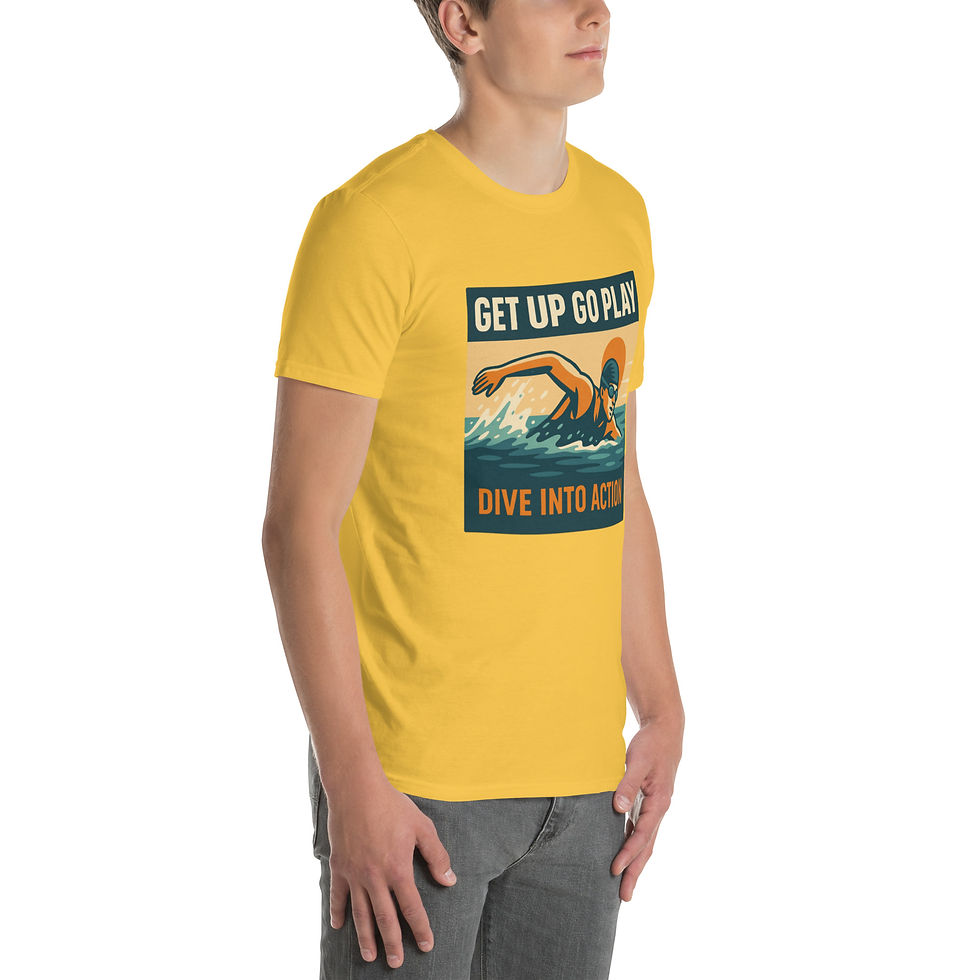 Thumbnail: Swimming - Dive Into Action Unisex T-Shirt