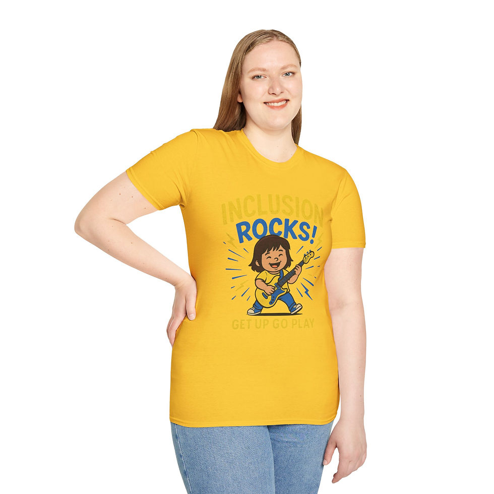 縮圖：Inclusion Rocks - Adult Unisex Tee, Celebrate, Awareness